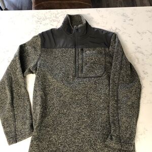 Eddie Bauer Mens Charcoal Knit Pullover